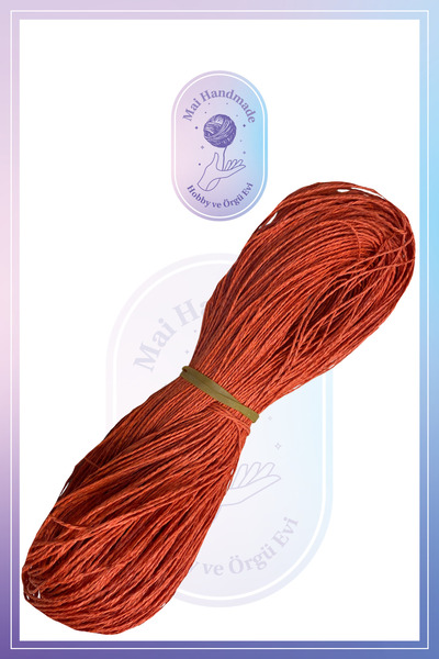 Mai Handmade Hobby ve Örgü Evi Doğal Kağıt İp 300-350 Gr Yaklaşık 300-350 Met...