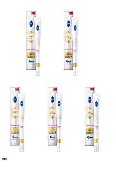 NIVEA 94136 Luminous630 ®   Anti-Dark Circle Eye Care Cream 5 Pcs