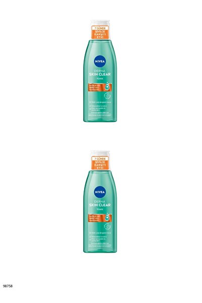 NIVEA 98758 ديرما سكين كلير تونيك 2 قطعة