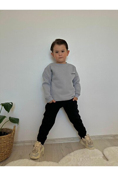 jeliboomkidswear Jeliboom Erkek Çocuk Eşofman Takımı - 3 İplik Şardonlu