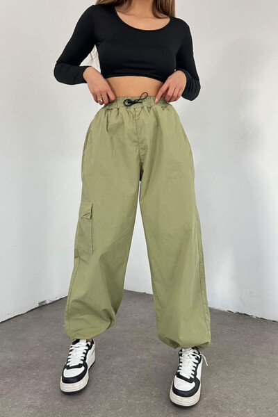 FashionForYou Force One women's pants, cargo style, oversized at the waist an...