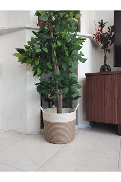 bayram taşcıoğlu home desing سلة زهور 24*20 سم، سلة هدايا مع أواني زهور