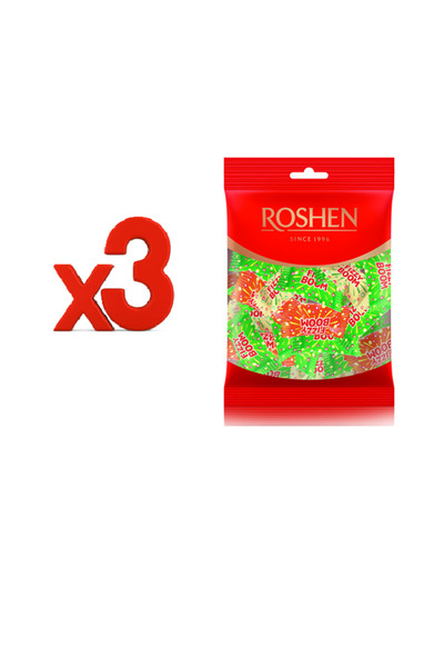Roshen x 3 Fizzy Boom Drops Suc de Fructe 1 Kg