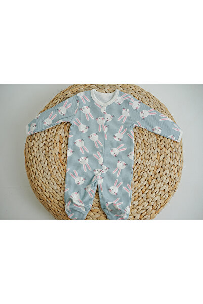 Pufiko Kids Rabbit Blue Baby Girl Romper