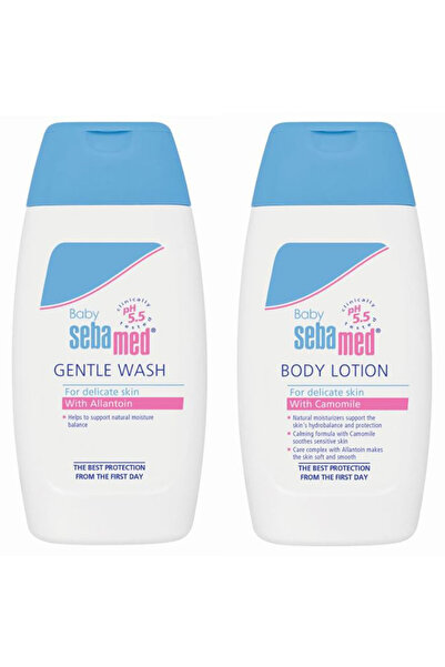 Sebamed - Baby Wash 200 ml + Baby Lotion 200 ml