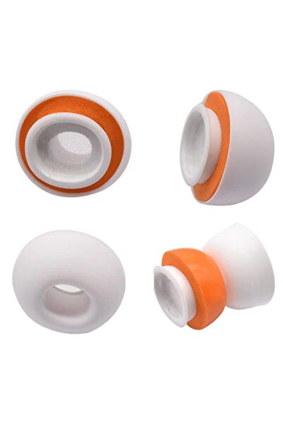 PadForce Set of 4 silicone and memory foam earplugs for AirPods Pro (Hybrid Edition) - White, S