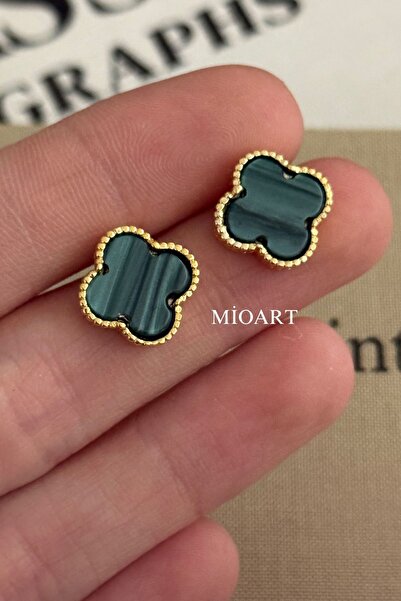 MioArt Kadın Yonca Model Çelik Küpe