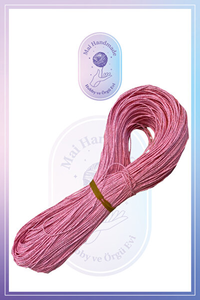Mai Handmade Hobby ve Örgü Evi Doğal Kağıt İp 300-350 Gr Yaklaşık 300-350 Met...