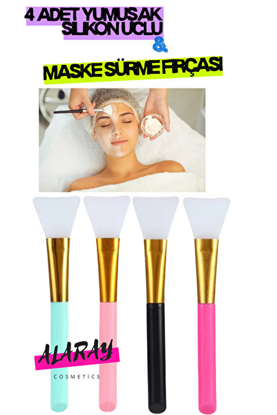 COS COSCELİA 4 ГЪВКАВИ ЧЕТКИ ЗА НАНАСЯНЕ НА МАСКА ЗА КОЖА СЪС СИЛИКОНОВ ВЪРХ