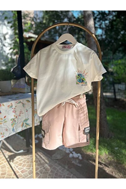 EKNKİDS Boy's Comfortable Fit Shorts Set