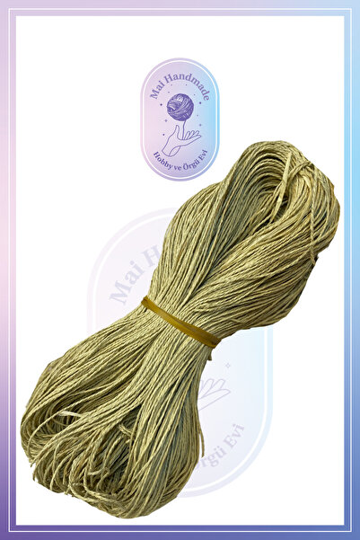 Mai Handmade Hobby ve Örgü Evi Doğal Kağıt İp 300-350 Gr Yaklaşık 300-350 Met...
