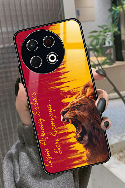 TECNO Spark 30 Pro Uyumlu Aslan Tasarımlı Glossy Premium Kılıf