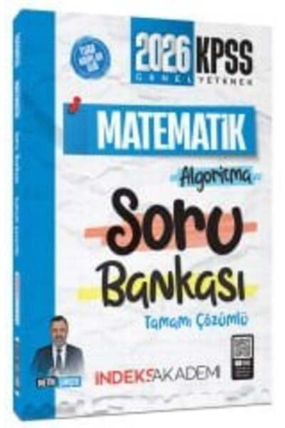 İndeks Akademi 2026 KPSS Matematik Algoritma Soru Bankası Çözümlü - Metin Şim...