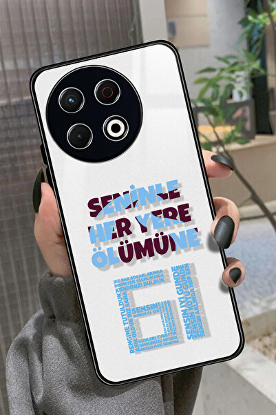 TECNO Spark 30 Pro Uyumlu 61 Yazılı Parlak Premium Kılıf