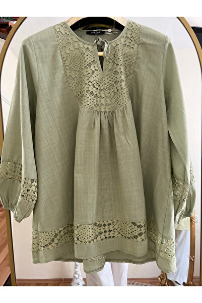 GÜZEL ÇARŞI Dantel detaylı tunik
