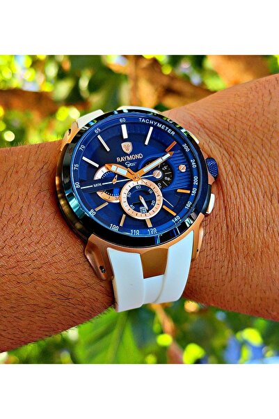 Raymond Star Series Silicone Sports Design Men's Wristwatch