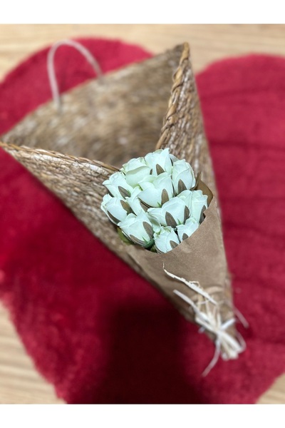 Marrone Gullü Kapı Sesi Paravan elegant din răchită 30 cm