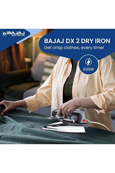 Bajaj DX-2 600W Dry Iron, Black