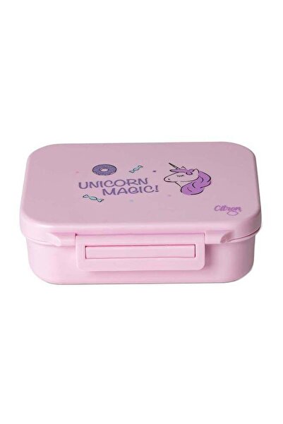 Citron علبة وجبات خفيفة من تريتان بتصميم وحيد القرن العاصف