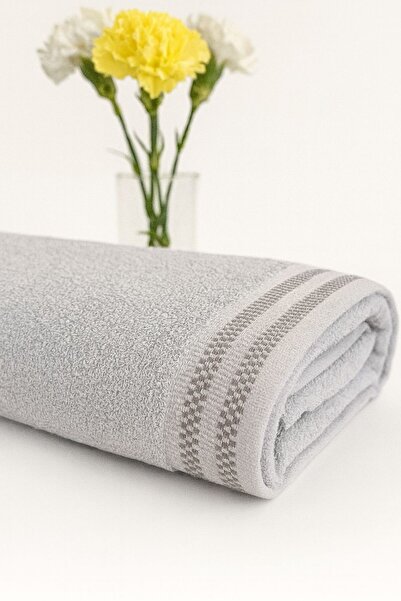 GOLDROOM منشفة حمام وجسم أنيقة وبسيطة مصنوعة من القطن 100% مقاس 70*140