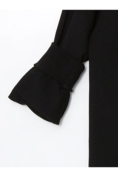 LC Waikiki LCW KidsSiyah Bisiklet Yaka Erkek Çocuk Sweatshirt