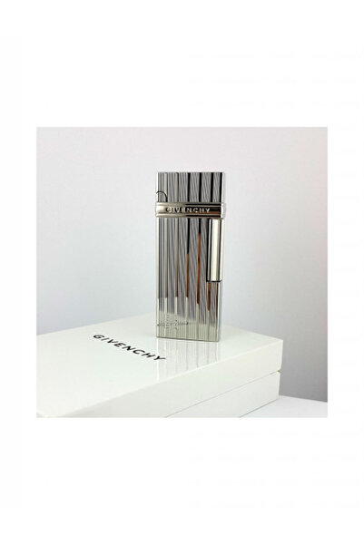 Givenchy Luxury lighter 2433, metallic, flint ignition, unisex, made in Japan