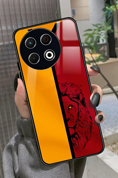 TECNO Spark 30 Pro Uyumlu Aslan Tasarımlı Glossy Premium Kılıf