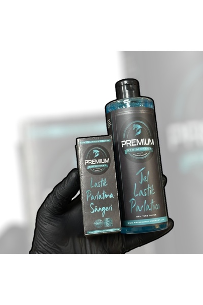 Premium 400 ML Lastik Jeli & Parlatma Süngeri