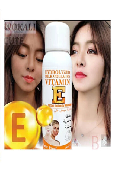 wokali Collagen E Vitamini İçerikli Doğal Süt Özlü Yüz Vücut Beyazlatıcı Spre...