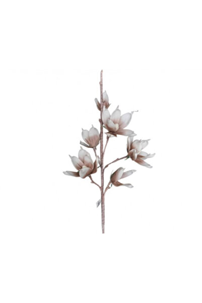OEM Creanga magnolie flori alb-maro,foam H90cm