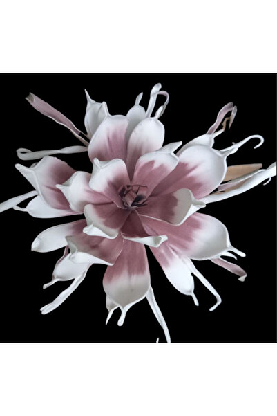 OEM Floare decorativa Echeveria lila-alb ,planta artificiala foam, H100 cm