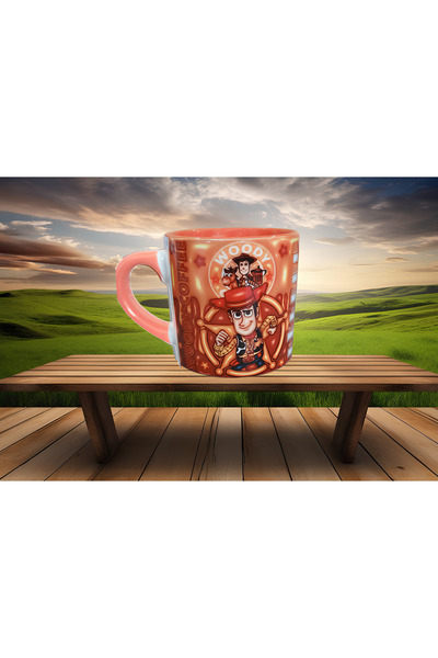 Mugs and love Oyuncak hikayesi woody baskı kahve çay fincanı porselen hediyelik