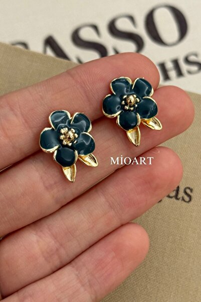 MioArt أقراط نسائية بتصميم زهور عتيقة