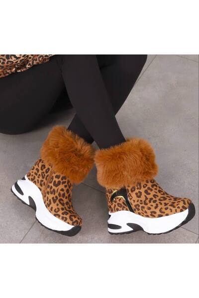 Shero shoes Women's Hidden Heel Fur Lined Winter Stylish Boots