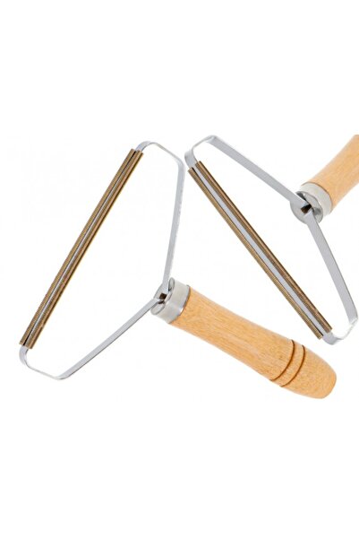 OEM Βούρτσα αποτρίχωσης ζώων και ρούχων, επαναχρησιμοποιούμενη, ξύλινη λαβή, για καθαρισμό σκύλων και γατών