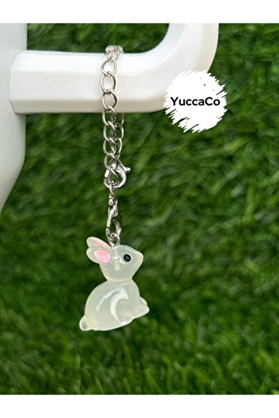 YuccaCo Accessorize Your Life Glow-In-The-Dark Rabbit Thermos Ornament/Rabbit...
