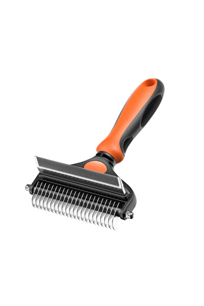 OEM Perie Caini, Pisici, caini, Descalcire blana, Anti-naparlire, Tesala si Trimmer 2 in 1, pentru tuns