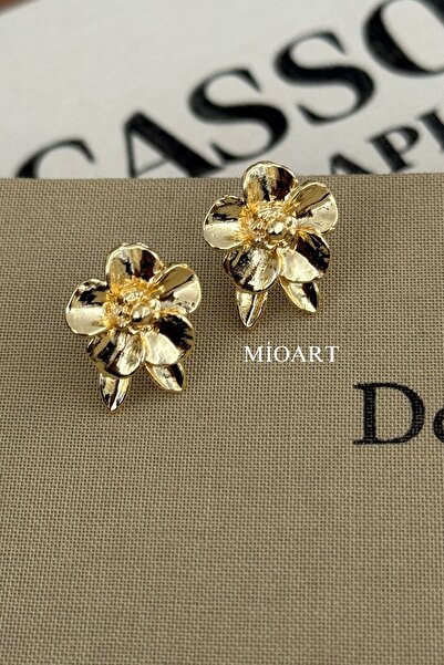 MioArt أقراط نسائية بتصميم زهور عتيقة