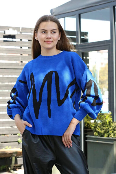 Ethab Ticaret Black striped bicycle collar sweater saks