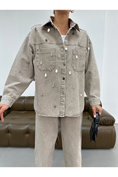 MİA NOURA ΓΥΝΑΙΚΕΙΟ ΠΟΥΚΑΜΙΣΟ ΑΠΟ ΥΦΑΣΜΑ ΤΕΝΤΕ ΜΕ ΧΕΙΡΟΠΟΙΗΤΗ ΚΕΝΤΗΜΕΝΗ ΜΠΡΟΣΤΑ