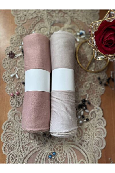 LA SEFA 2 τεμάχια χτενισμένο βαμβακερό σάλι (