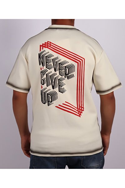 Red Planet Men’s Hockey Style Jersey T-Shirt | Oversized Sports Streetwear Top