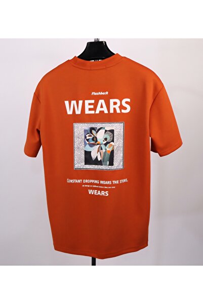 Red Planet Oversize Printed T-Shirt – Youthful Design