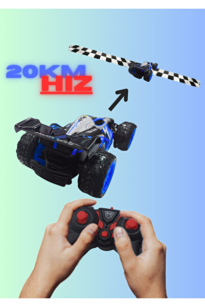 OVATEX 2.4 Ghz 7.4V Büyük Boy Uzaktan Kumandalı Hızlı Şarjlı Full Fonksiyon 30 Metre Çekim Yarış Arabası