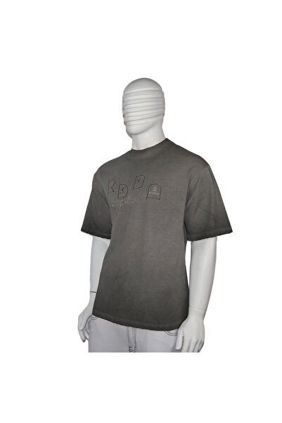 Red Planet Washed Cotton T-Shirt with Unique Design