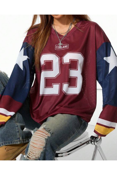 Genel Markalar 23 Design Y2K Uzun Kollu Jersey Forma