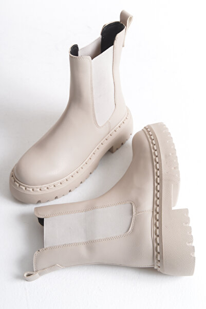 meyra'nın ayakkabıları Γυναικείες μπότες με ελαστική χοντρή σόλα