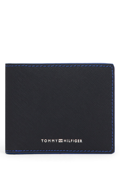 Tommy Hilfiger Lacivert Erkek Cüzdan TH EDGE MINI CC WALLET