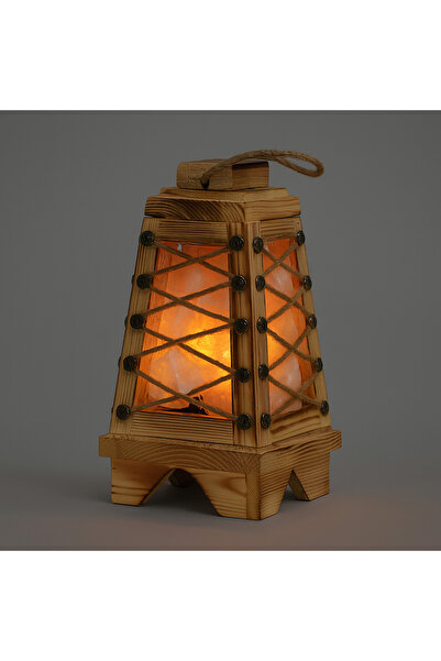 Genel Markalar Kristal Ahşap Tuz Lambası
