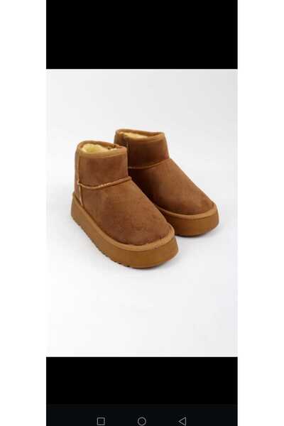 MADZ FASHION İÇİ KÜRKLÜ KALIN TABAN BİLEKTE KISA KADIN BOT